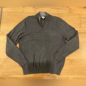 Faherty men’s quarter zip sweater - size large